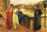 Henry Holiday, Dante meets Beatrice at Ponte Santa Trinita